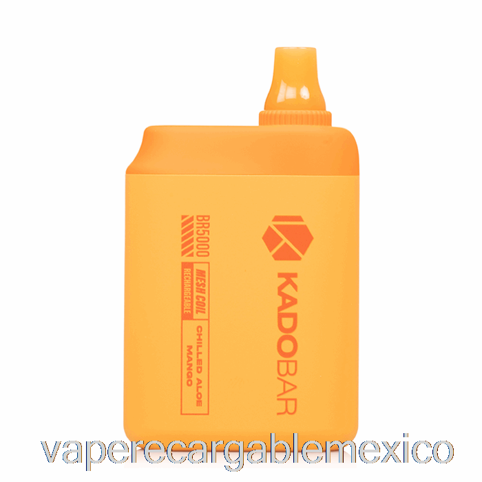 Vape Recargable Kado Bar Br5000 Desechable Aloe Mango Refrigerado